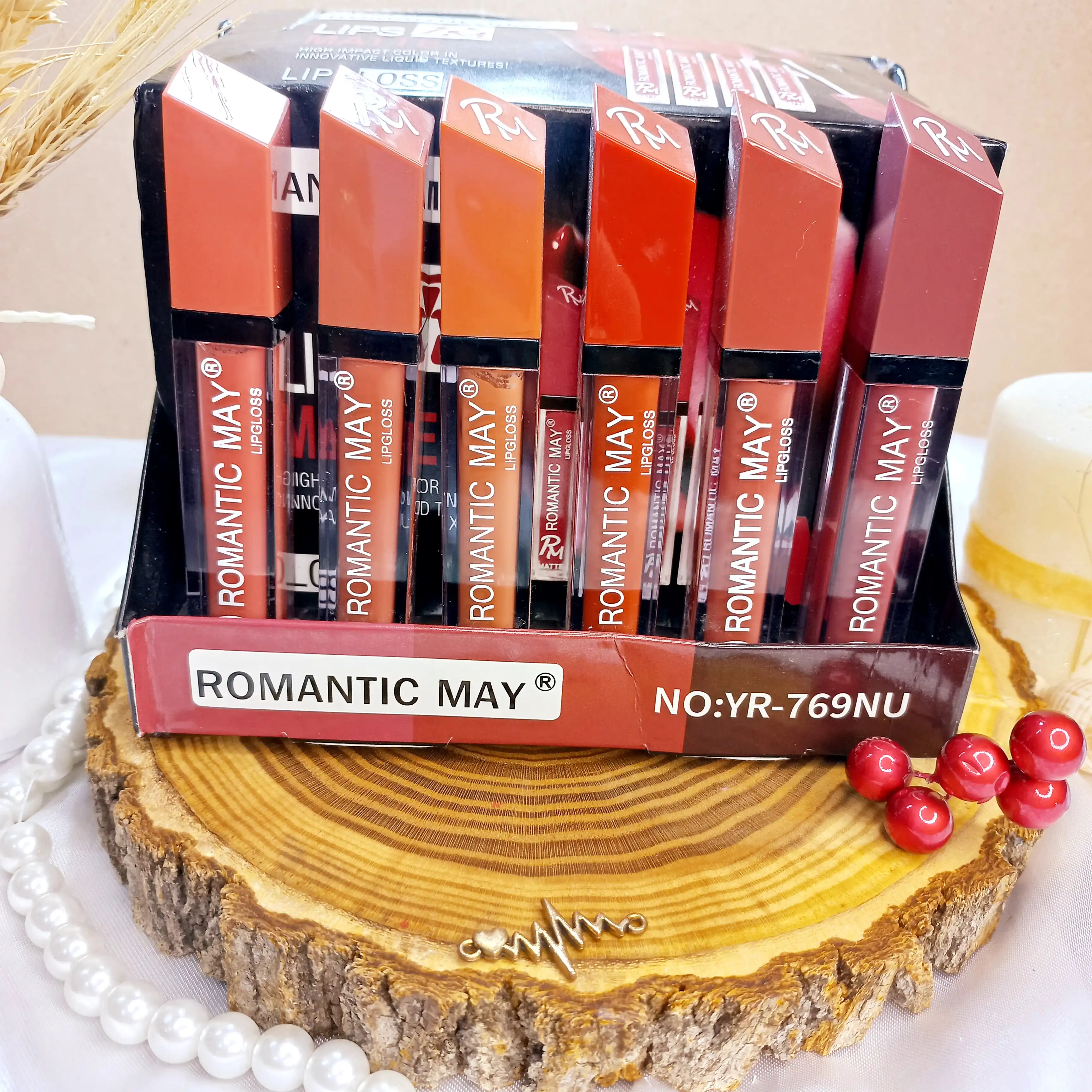 رژ لب مایع رمانتیک کد769 ROMANTIC MAY | پخش عمده