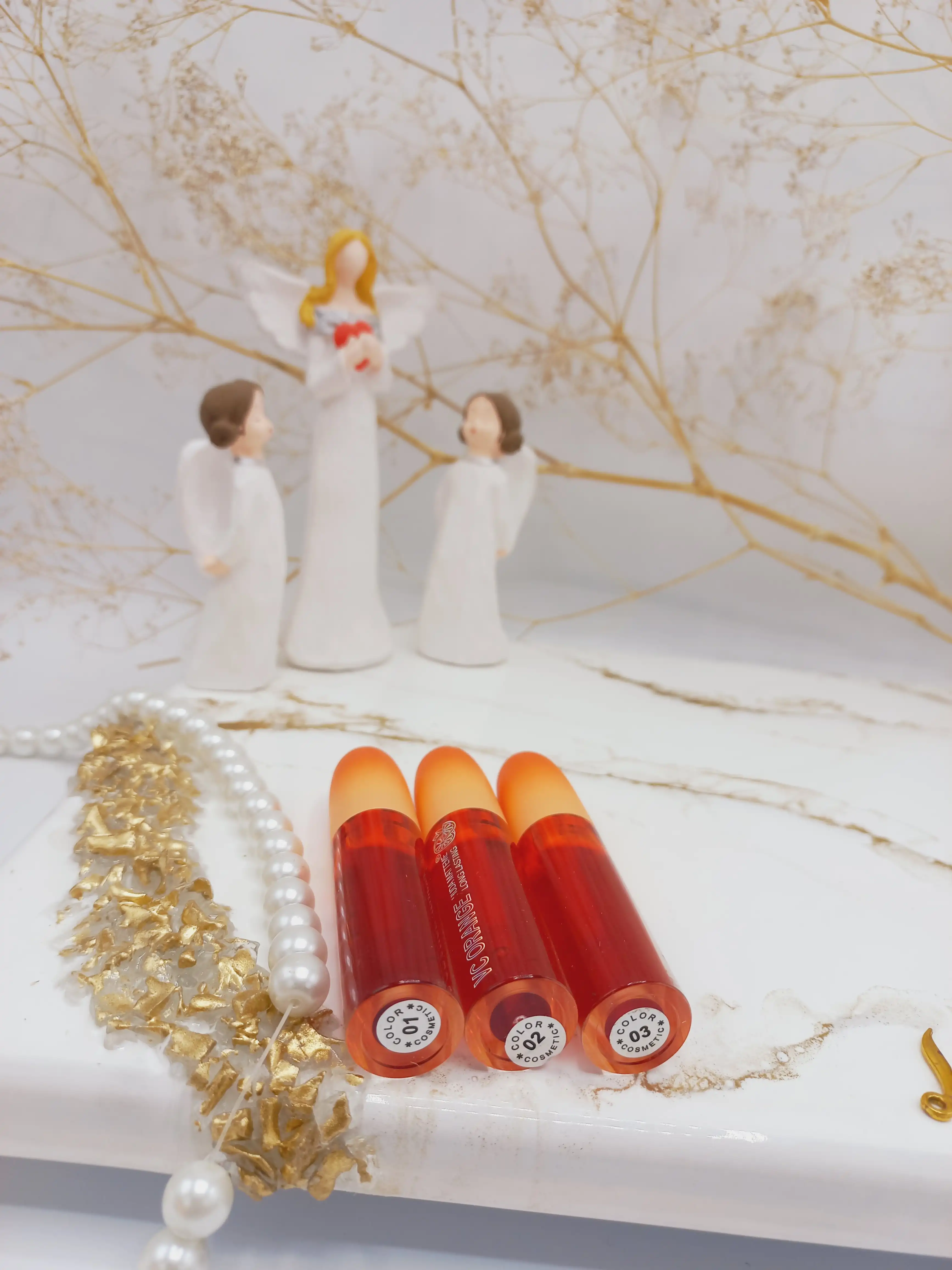تیت لب پرتقالی هدا مات می HUDA MATTE ME کد X117