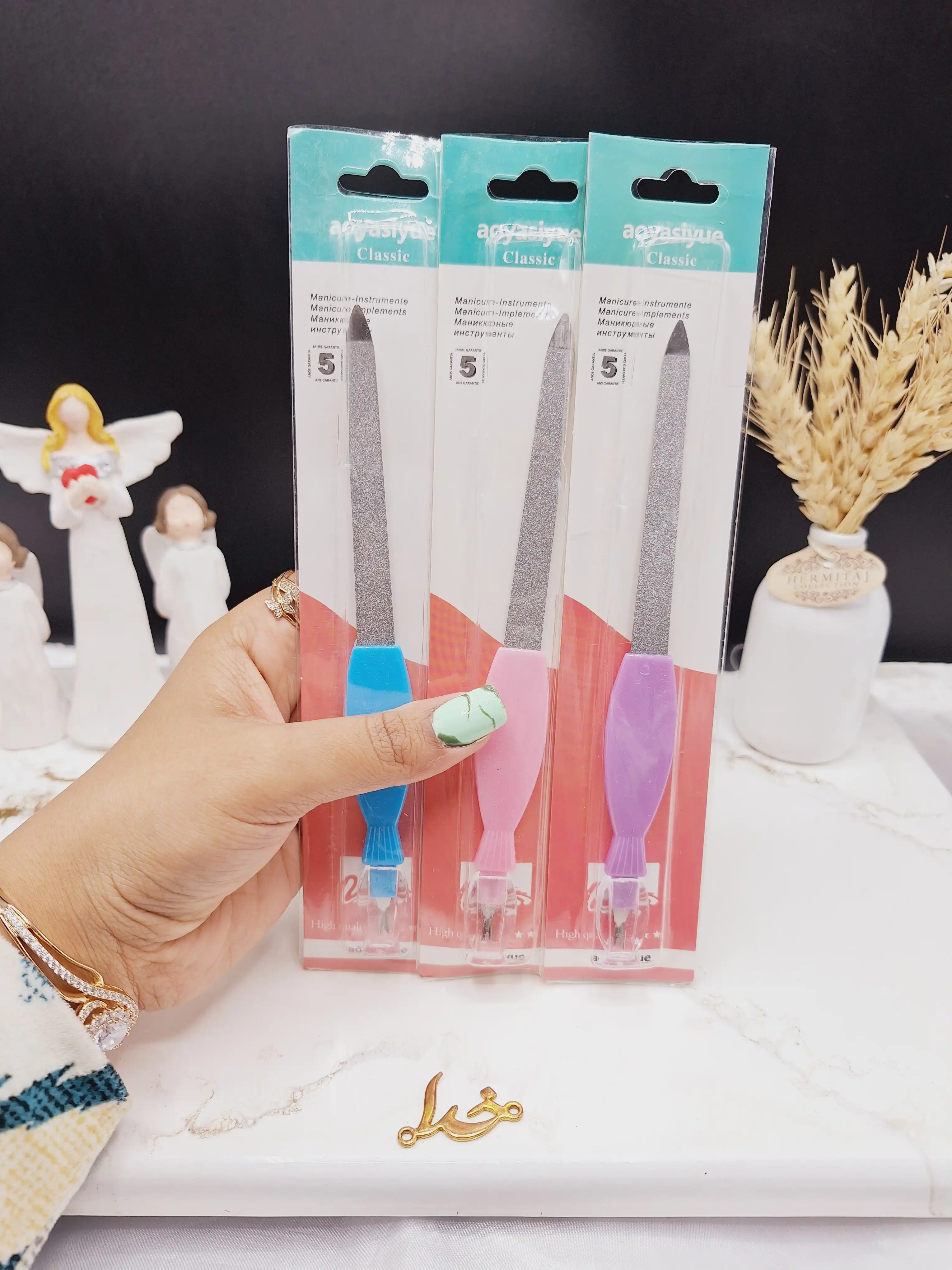 سوهان و گوشه گیر ناخن برند aoyasiyue کد 7713