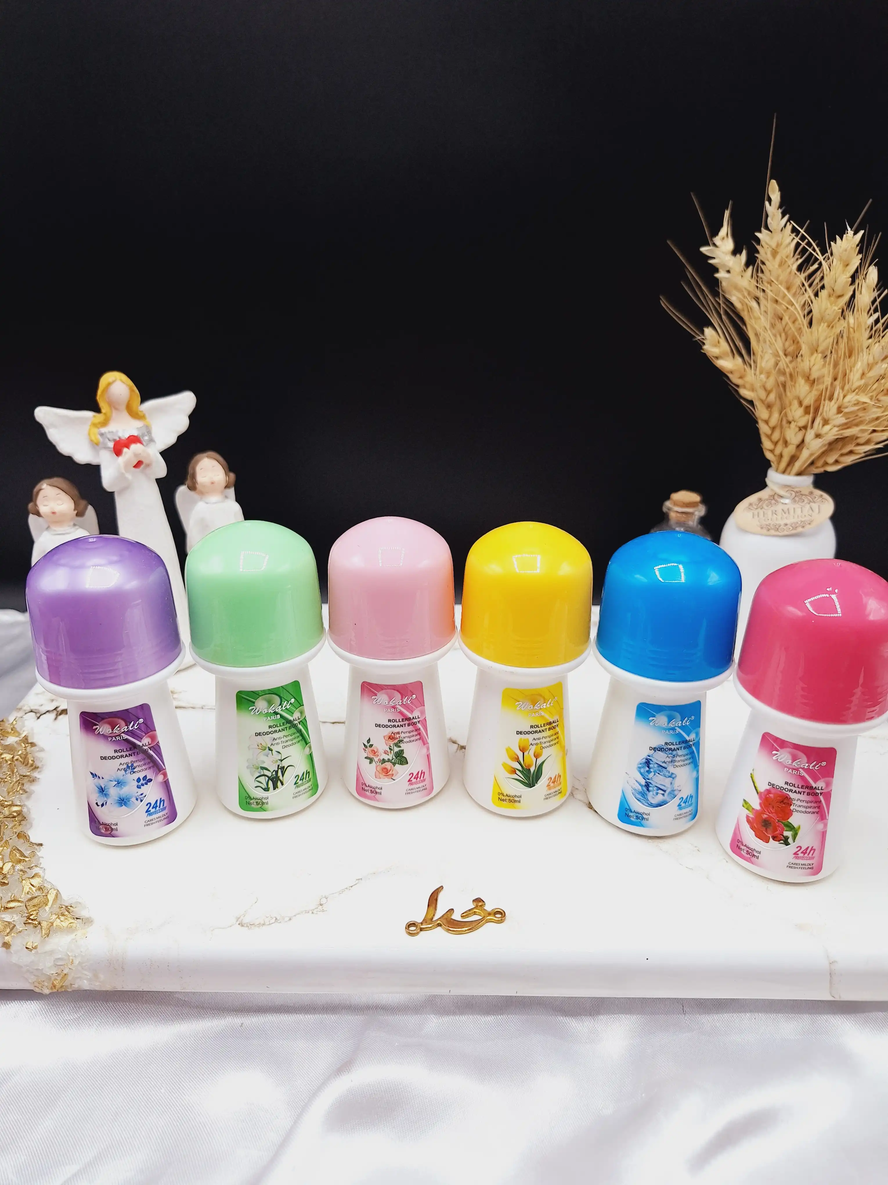 مام رولی ضد تعریق 50ml برند وکالی Wokali با پخش بوی بالا کد WkL376