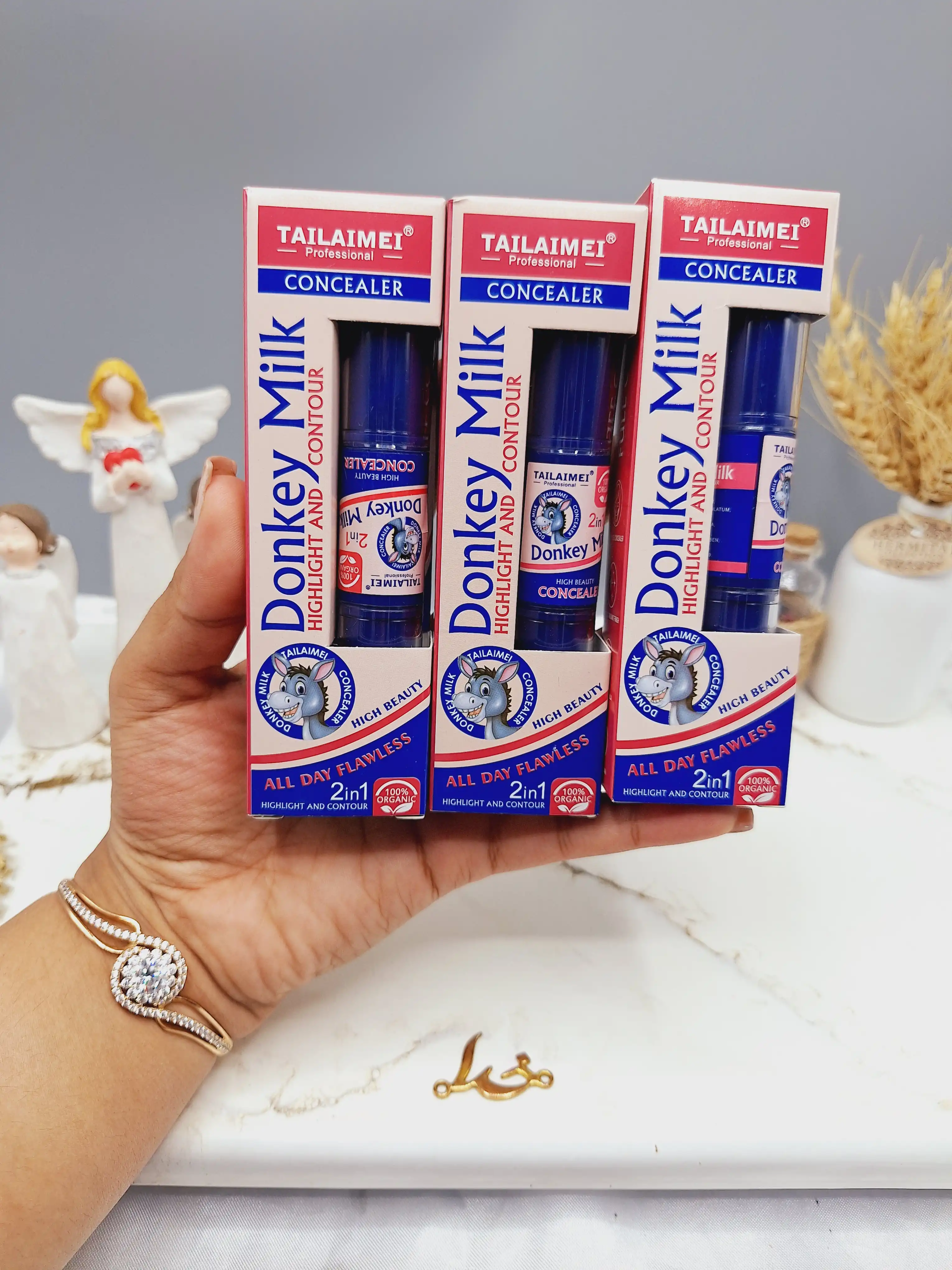 کانتور و کانسیلر دوطرفه شیرالاغ برند‏TAILAIMEI‏ کد TLM_S089