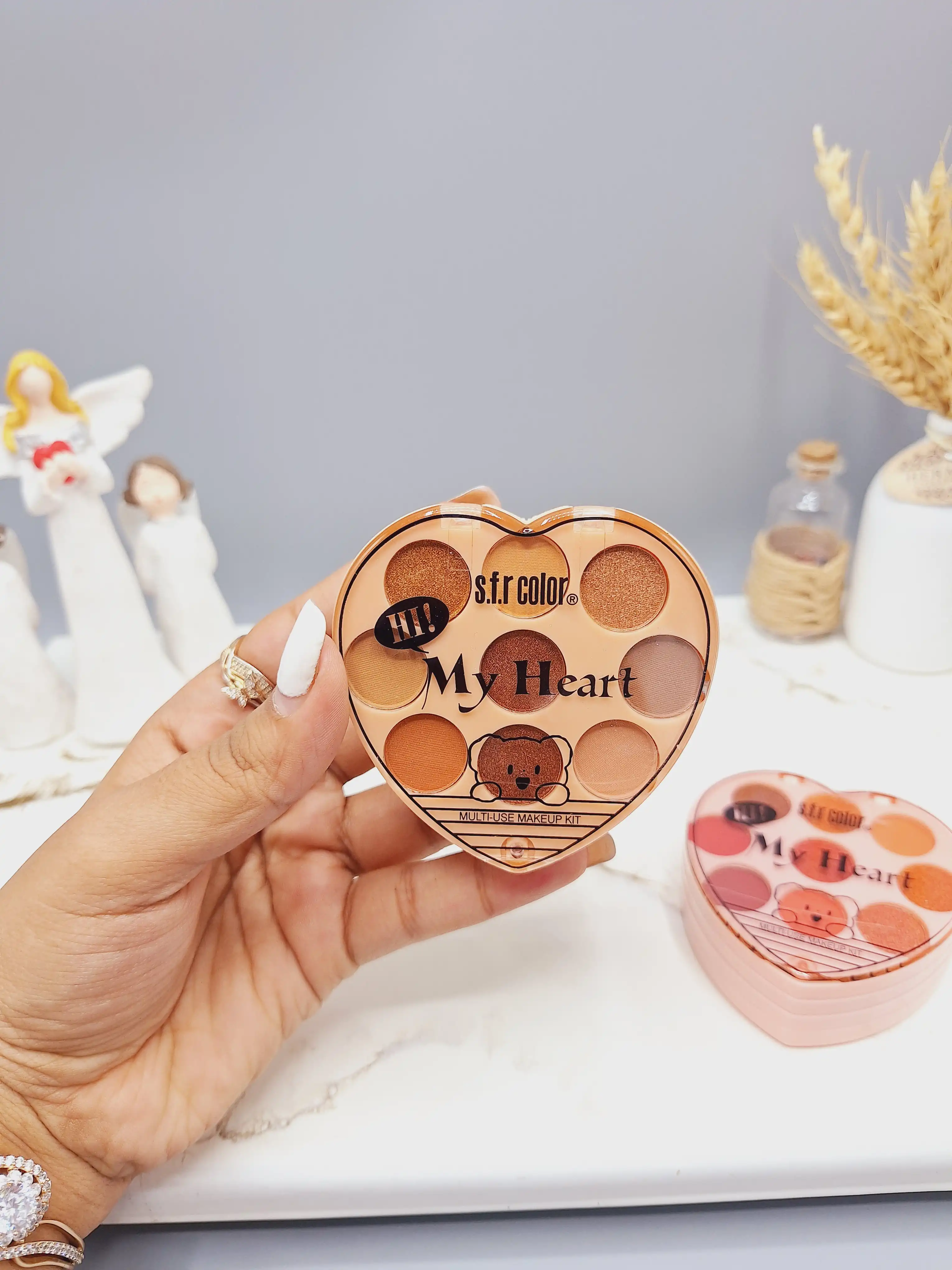پک هدیه سایه قلبی برند s.f.r color کد 6626