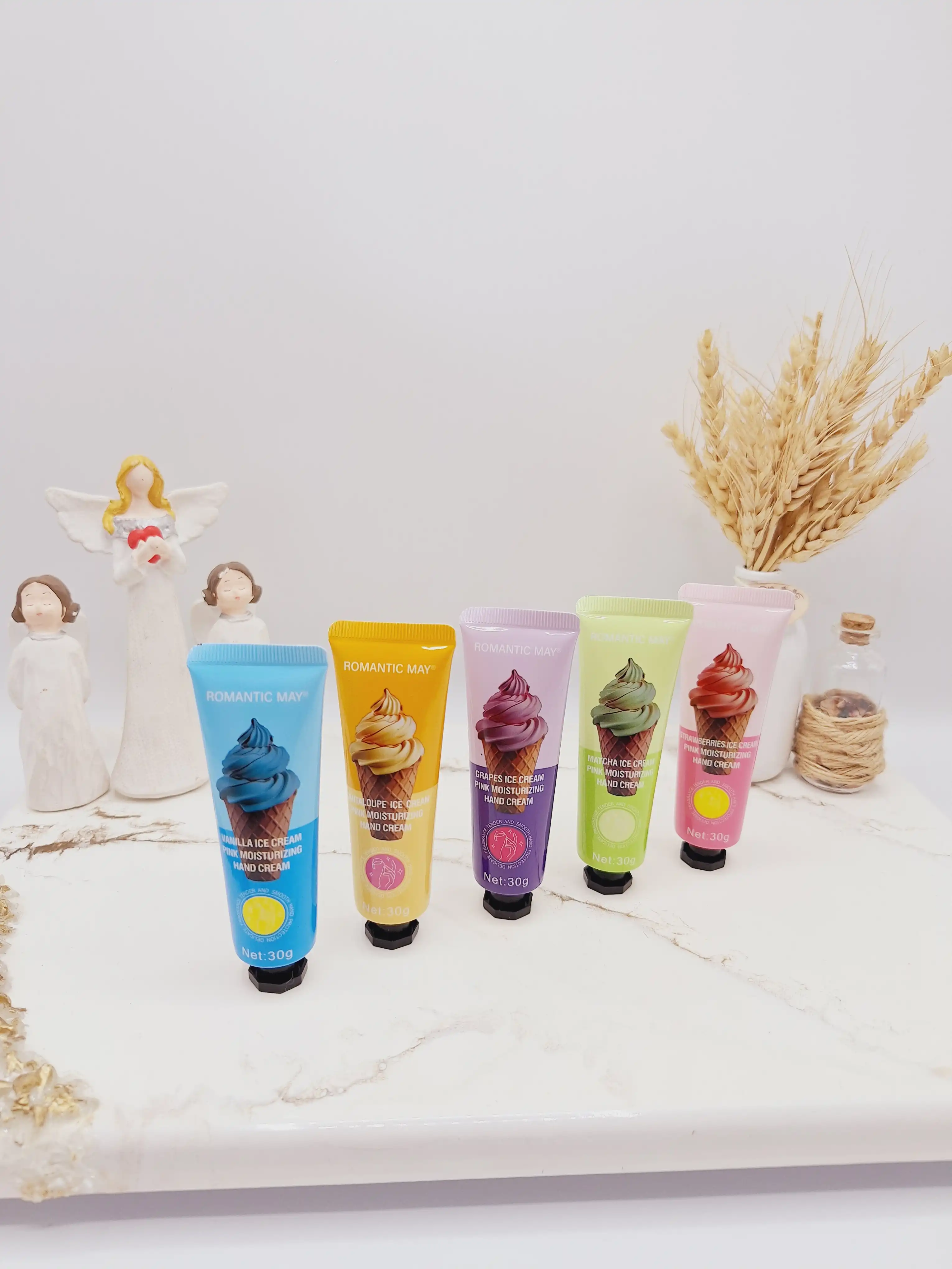 پک کرم دست 5 عددی فانتزی رایحه بستنی کد 1097