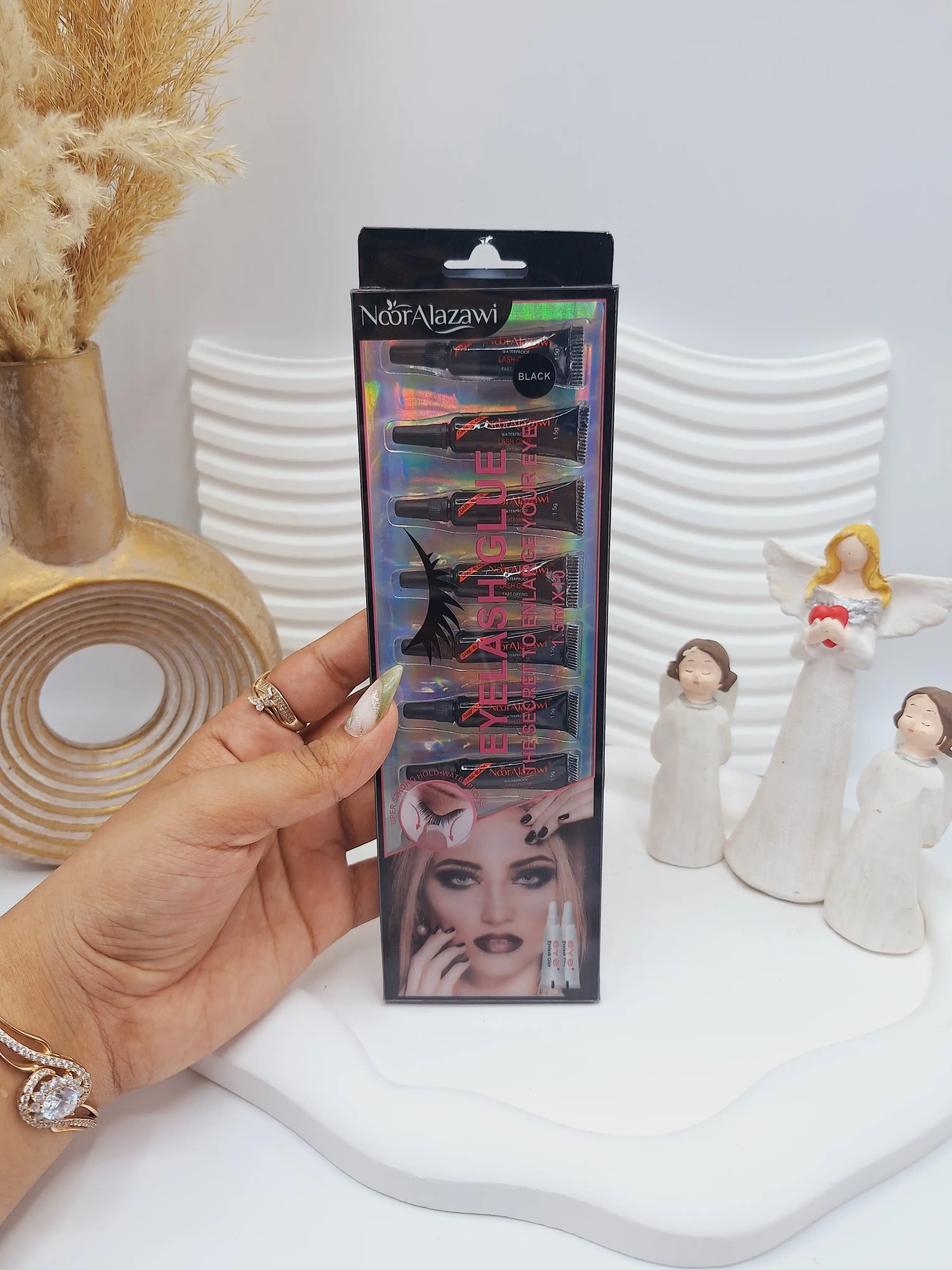 چسب مژه تکی برند Noor Alazawi حجم 1.5 گرم کد BX-3586 (کارتن مستطیل)
