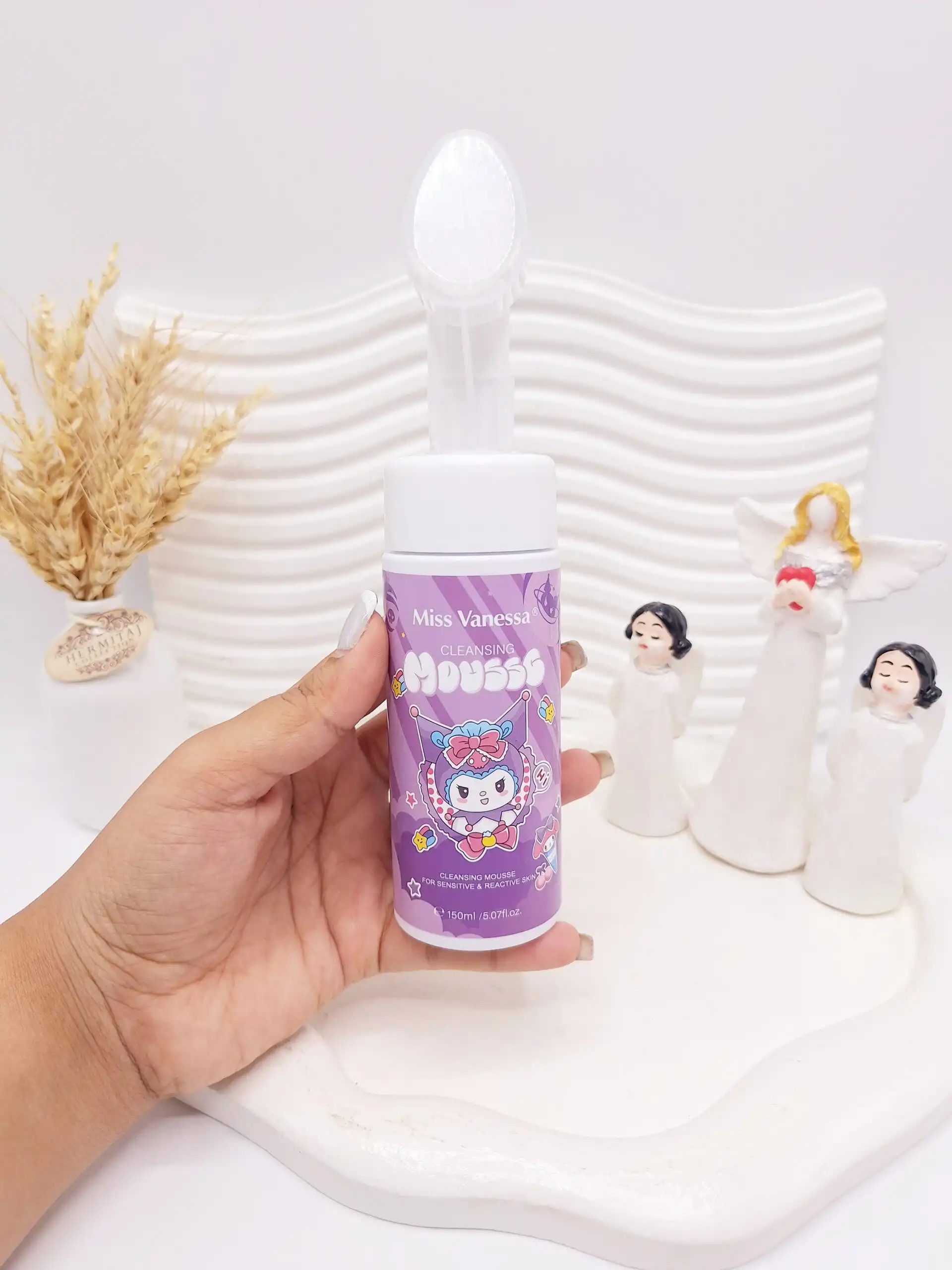 فوم پاک کننده کرومی بنفش میس ونسا کد  0607