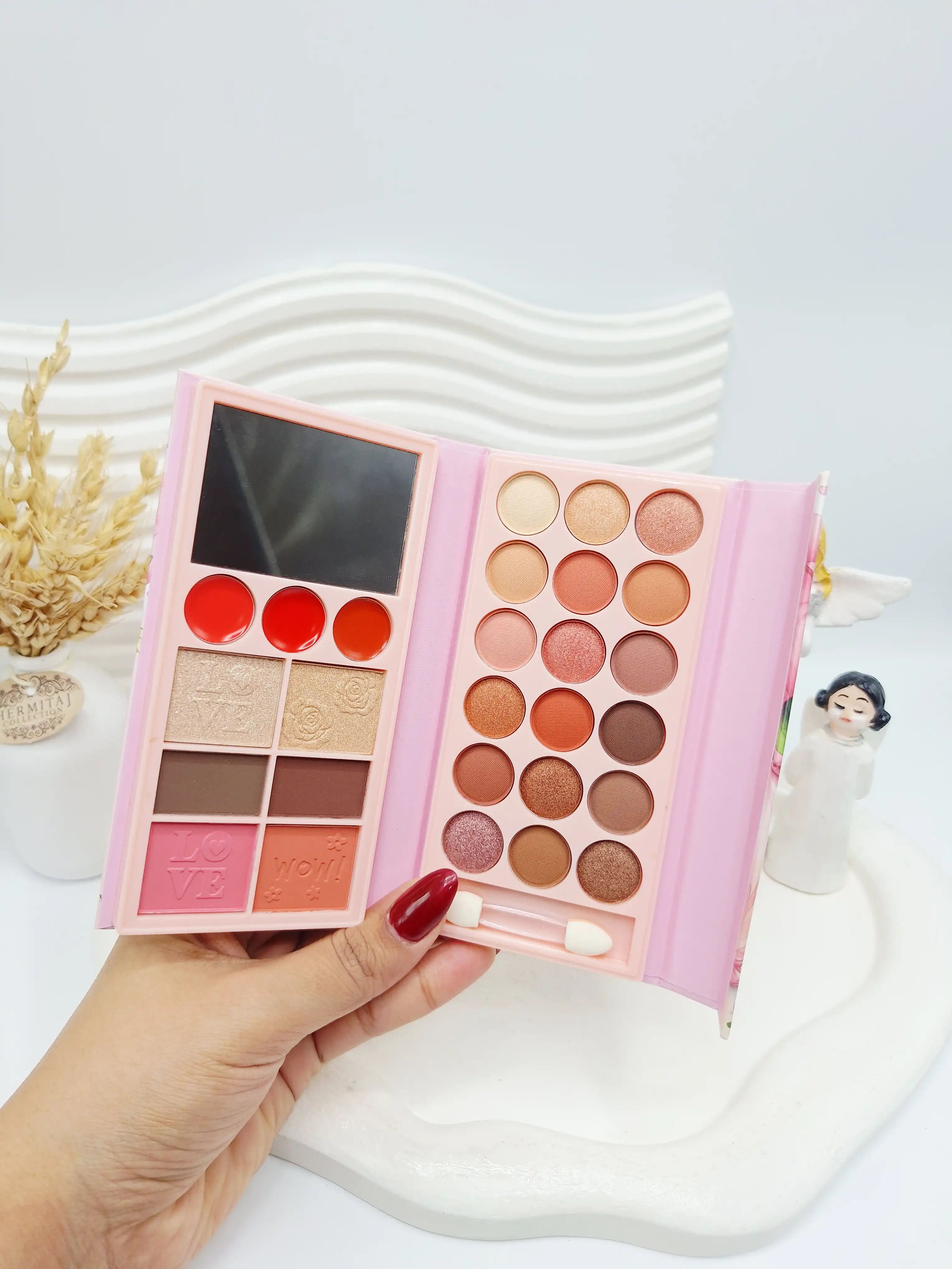 پالت سایه کیفی طرح بالرین صورتی کد 635