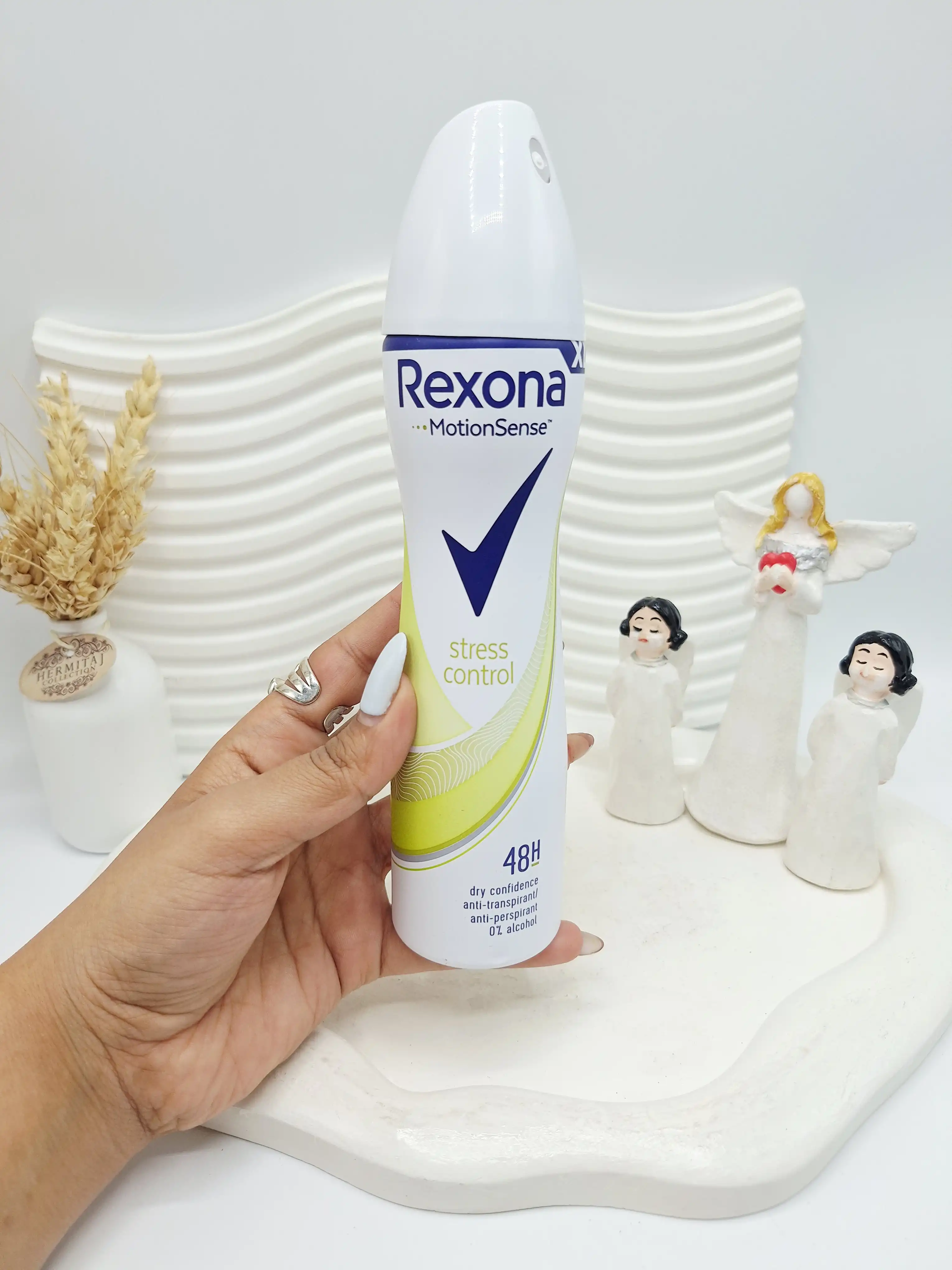 اسپری ضد تعریق رکسونا زنانه مدل Stress Control محافظت 48 ساعته بدون الکل کد ۴۲۶۸