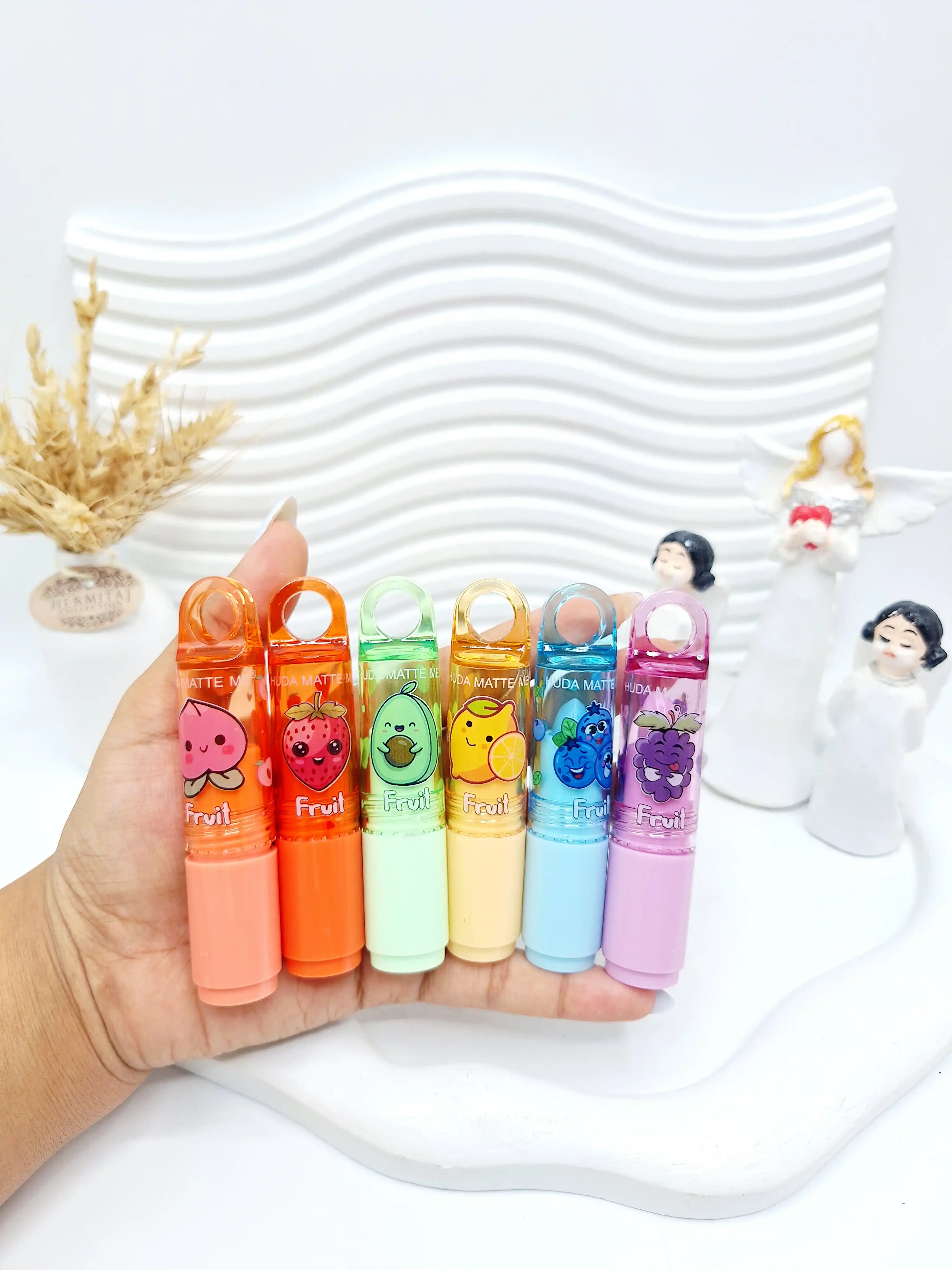 بالم لب میوه‌ای هدا مات می HUDA MATTE ME مدل Fruit کد HM-2079